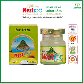 Nước Yến Sào Nest100 Đường Ăn Kiêng - Hộp 1 lọ 70ml