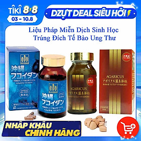 Combo Viên Uống Okinawa Và Viên Thể Nấm Agaricus Mycelia Của Kanehide Bio Nhật Bản Phòng Và Hỗ Trợ Điều Trị Ung Thư, Nâng Cao Đề Kháng, Hệ Miễn Dịch Cho Cơ Thể.