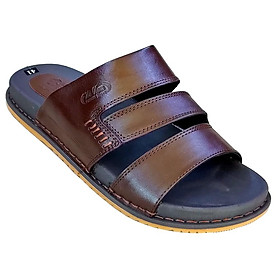 Dép Nam Quai Ngang Da Bò Thật TiTi ĐÔ Cao Cấp DN2020