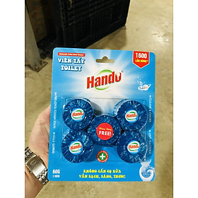 Vỉ 4 viên tẩy và làm thơm toilet Hando Hương Lavender