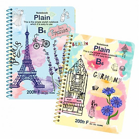 Sổ lò xo đơn klong b6 plain ruột trơn 70/76; ms: 985