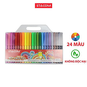 Bút lông màu Stacom 24 màu FP124C