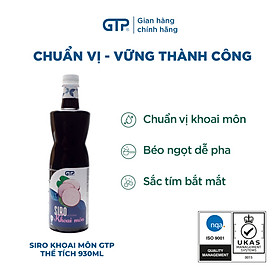 Siro GTP hương Kiwi/ Táo xanh/ Khoai môn