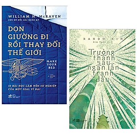 Nơi bán Combo thay đổi bản thân: Dọn Giường Đi Rồi Thay Đổi Thế Giới - 10 Bài Học làm Nên Sự Nghiệp Của Một SEAL Vĩ Đại + Trưởng Thành Sau Ngàn Lần Tranh Đấu - Giá Từ -1đ