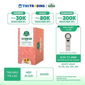 Trà đào túi lọc 2g x 25 gói Phúc Long
