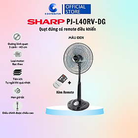 Quạt lửng Sharp PJ-L40RV-LG/WH/DG  - Sản xuất tại Việt Nam - Hàng Chính Hãng