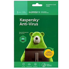 Mua Phần mềm diệt Virus Kaspersky Antivirus cho 1PC/Năm - Hàng chính hãng