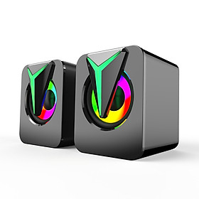 Mua Loa vi tính mini FT251 led RGB cho máy tính   điện thoại   máy tính bảng