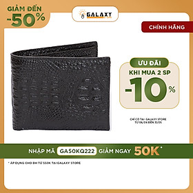Ví Nam Bóp Nam Da Bò Dập Vân Cá Sấu Cao Cấp Galaxy Store GVN15 - Hàng Chính Hãng