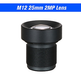 1/3" 25mm Lens CCTV Lens M12 Mount Lens Wide Viewing Angle 12 Degree 2.0 Megapixel Suitable for 1/3" & 1/4" CCTV
