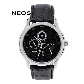 Đồng Hồ Neos N-30724M Nam Dây Da 6 Kim Sapphire Chính Hãng Bảo Hành 5 Năm