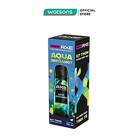 Xịt Ngăn Mùi Toàn Thân Axe Aqua Bergamot Premium Deodorant Body Spray 135ml