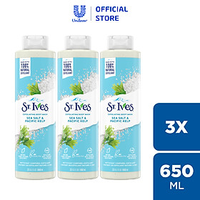 Combo 3 chai sữa tắm St.Ives Muối biển 650ml