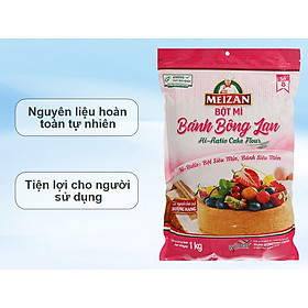 Bột mỳ hiệu Meizan bánh bông lan 1kg