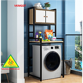 Kệ máy giặt 3 tầng Có Tủ VKMG07 - Nội Thất lắp ráp Viendong Adv