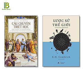 Combo 2 Tác Phẩm Khái Lược Lịch Sử Thế Giới: Câu Chuyện Triết Học – The Story Of Philosophy + Lược Sử Thế Giới – Nhã Nam – Tặng Kèm Bookmark Bamboo Books