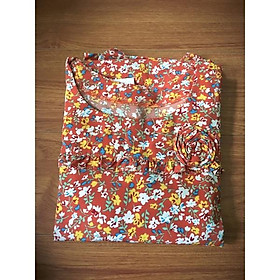 Đồ bộ nữ,đồ ngủ mặc nhà vải lụa BD 91 hoạ tiết hoa nhí dễ thương size 47-60kg