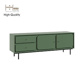 Mua  Happy Home Furniture  SWEETY   Tủ TV 2 cánh mở - 2 ngăn kéo - chân sắt   160cm x 40cm x 56cm ( DxRxC)  KTV_016