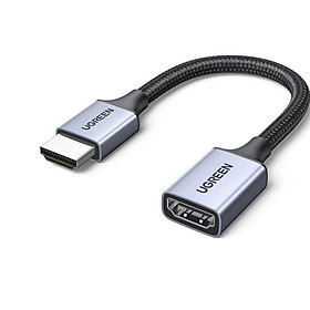 Ugreen 15518 15Cm 8K60Hz 2.1 Cáp nối dài HDMI dây bọc dù HD165 20015518 - Hàng chính hãng