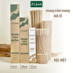 Nhang Trầm Hương Sạch Đặc Biệt Cao Cấp Sỉ 0.5-1kg Dài 23-30-40cm, 3 Lành Tự Nhiên 100% Không Hóa Chất 7-15 Năm Thờ Cúng Xông Nhà