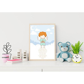 Tranh treo tường | Tranh cho bé-Wall Art Printable for Baby Boy Nursery Decor 124 , tranh canvas giá rẻ