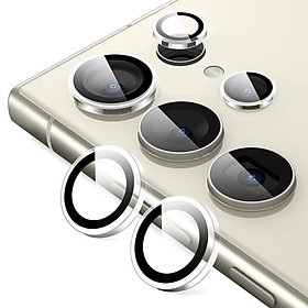 Mua Tấm dán kính cường lực Camera cho Samsung Galaxy S22 Ultra / S23 Ultra / S24 Ultra hiệu HOTCASE KUZOOM AR - công nghệ kế dính tự động  mặt kính AGC sắc nét với độ cứng 9H  trang bị khung tự dán dễ dàng tự dán ở nhà - Hàng nhập khẩu
