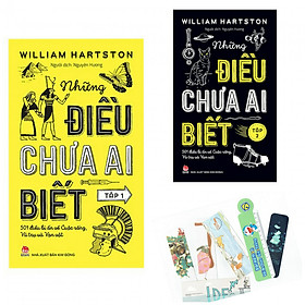 Combo những điều chưa ai biết tập 1+2 (bản đặc biệt tặng kèm  bookmark AHA)