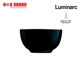 Tô Thủy Tinh Luminarc Diwali Đen 14,5cm cường lực, kháng vỡ - Bộ 3 cái - P0863