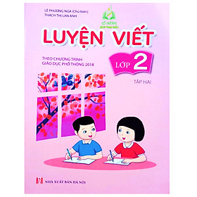 Sách – Luyên viết lớp 2 Tập 2