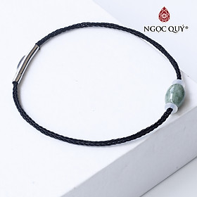 Vòng dây thép đá câm thạch mệnh hỏa, mộc - Ngọc Quý Gemstones