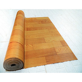 Mua Thảm nhựa simili trải sàn vân gỗ màu vàng siêu bền  chống nước tuyệt đối