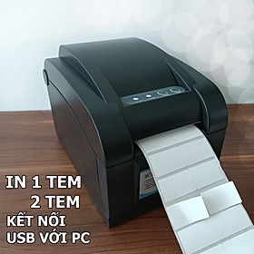 Máy in mã vạch - in tem nhãn XPrinter XP 350B - Hàng Chính Hãng