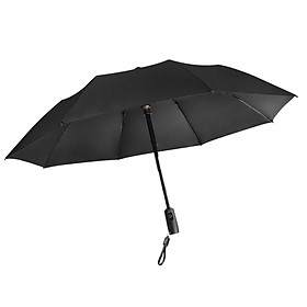 Folding Umbrella with Fan, Sun Rain Umbrella for Men Women Sun Protection Strong 8 Ribs Waterproof Travel Umbrella for Outdoor Camping Hiking