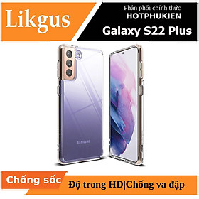 Ốp lưng chống sốc trong suốt cho Samsung Galaxy S22 / Galaxy S22 Plus Likgus Crashproof giúp chống chịu mọi va đập - hàng nhập khẩu - Samsung Galaxy S22 Plus