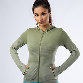 Áo Khoát Dệt Kim Chống Nắng Thoáng Mồ Hôi Kẻ Sọc