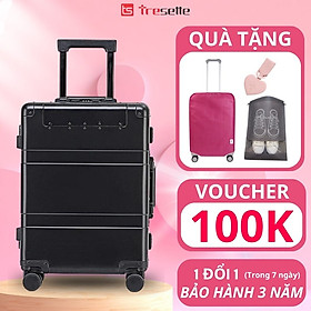 [SIZE 20 INCH] Vali kéo du lịch cao cấp chất liệu hợp kim nhôm nguyên khối nhập khẩu Hàn Quốc Tresette 2628