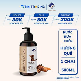 Nước rửa chén hữu cơ Bồ hòn Ecocare - Chai 500ml