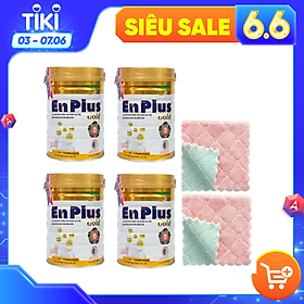 Combo 04 hộp Sữa bột Enplus Gold 900 Gr của hãng nutifood sữa bổ sung dinh