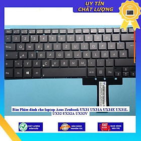 Bàn Phím dùng cho laptop Asus Zenbook UX31 UX31A UX31E UX31L UX32 UX32A UX32V - MÀU BẠC - Hàng Nhập Khẩu New Seal