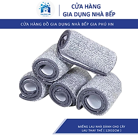 Mua Miếng Lau Nhà Thay Thế Dành Cho Cây Lau Nhà   Miếng Lau Nhà Hình Chữ Nhật (12x32cm)