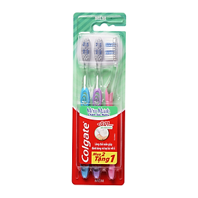 Bộ 3 Bàn Chải Đánh Răng Colgate Mềm Mảnh Chăm Sóc Nướu