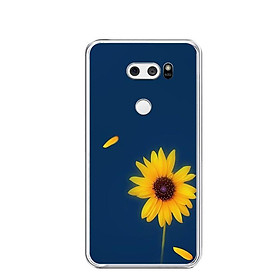 Ốp lưng dẻo cho điện thoại LG V30 - 0327 SUNFLOWER06 - Hàng Chính Hãng