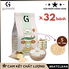 Snack gạo lứt ngũ cốc nguyên hạt GUfoods - Không chiên dầu, Đa dạng hương vị, Thanh đạm, Lành mạnh, Phù hợp Eat clean, Ăn vặt healthy, Tiện lợi, Thuần chay