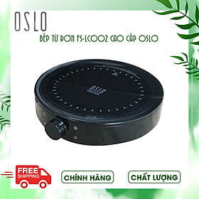 Bếp từ đơn cảm ứng OSLO mã FS-IC002, 2000W,hàng chính hãng, tiết kiệm điện, màu đen sang trọng