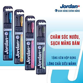 Combo 4 Bàn chải đánh răng Jordan Expert Deep Clean W PP Case