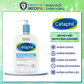 Sữa rửa mặt làm sạch dịu nhẹ không xà phòng Cetaphil Gentle Skin Cleanser 500ml