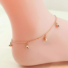 Lắc chân titan chuông phong cách Hàn Quốc