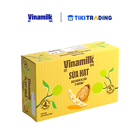 Thùng 48 hộp Sữa đậu nành Vinamilk hạt Óc chó 180ml