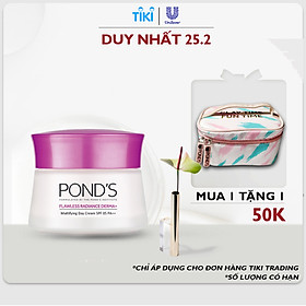 Kem Dưỡng Trắng Da Kiềm Dầu Ban Ngày Pond's Flawless Radiance Derma+ (50g)