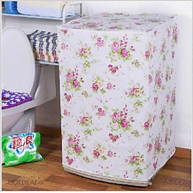 Áo trùm/phủ/bọc máy giặt lồng đứng vải bạt bền đẹp chống nướchh198